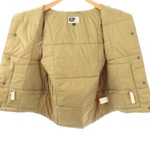 Engineered Garments 中綿ベスト フードベスト S ベージュ /DF OS