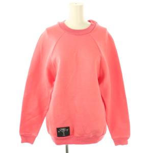 スウェット プルオーバー トレーナー オーバーサイズ パッチ XS ピンク /CX OS