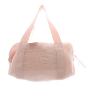 Repetto メッシュ ハンドバッグ ロゴ ピンク /SR