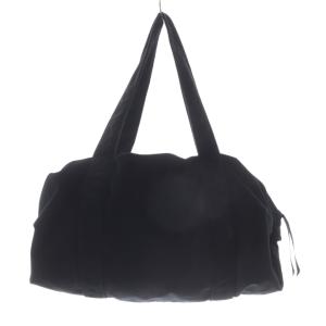 Repetto ベロア トートバッグ ハンドバッグ ロゴ 黒 ブラック /SR