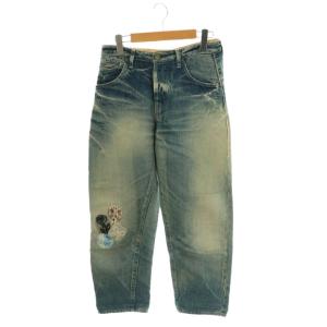 always パッチワークデニムパンツ 36 インディゴ ma4115