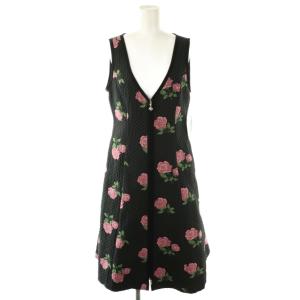 24年 フラワーキルティングカメリアジップジャンパースカート