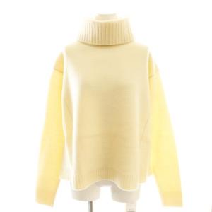 ウールカシミヤタートルネックニット セーター 長袖 アイボリー /NR OS
