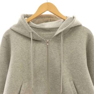 Spick&Span 25SS ストレッチジップフードパーカー グレー /DF OS