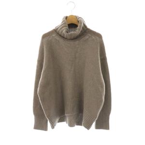 ファインウール ハイネックプルオーバー ニット セーター S グレー /DF OS