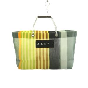 フラワーマーケット トートバッグ ストライプ柄 マルチカラー /MI OS