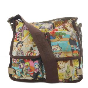 ×tokidoki ショルダーバッグ ワンショルダー 斜め掛け 総柄 ナイロン マルチカラー /YO4