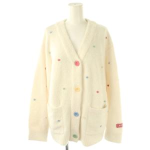24AW ベビモコドットカーディガン ニット 長袖 F ホワイト /HK OS
