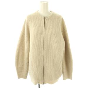 24AW フォックスブレンドZIPカーディガン ニット F エクリュ /DF OS