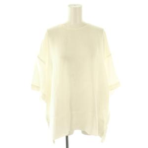 インティメイト シルク ショートスリーブ バックリボン プルオーバーブラウス サテン ホワイト /CX