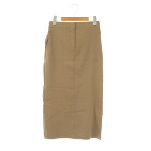 24SS CRISP LINEN SKYE スカート S34 モカ /DO OS