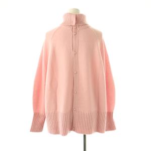 CASHMERE ZORA バックボタンニット セーター 38 ピンク /DF OS