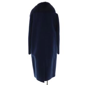 FENDI フォックスファーコート I38 ネイビー