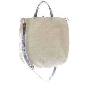 キャンバス ハンドバッグ ショルダーバッグ 2way 白 ホワイト /SR