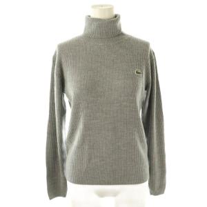 タートルネックウールニット プルオーバー 36 グレー AF003J /DF OS