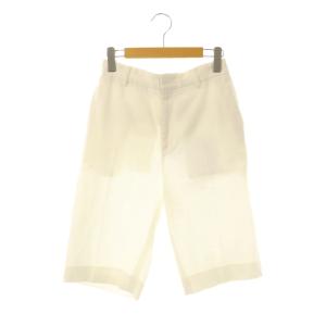 elegance mini パンツ ショートパンツ リネン混 36 ホワイト 白 /CX OS