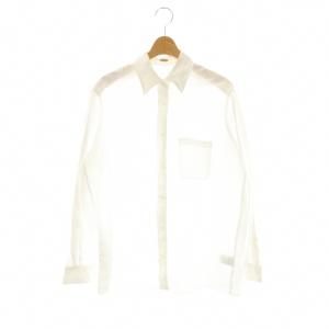 レギュラーカラーシャツ ブラウス ホワイト 白  /CX OS