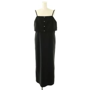 24SS レイヤードキャミワンピース 2 ブラック /ES OS