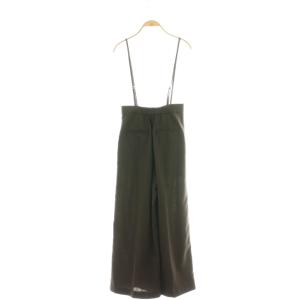 Apuweiser-riche 25AW バックルポイントサス付パンツ ワイドパンツ タック 1 ダークブラウン /CX OS