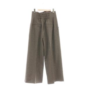 Rirandture 24AW ワイドパンツ ストレート タック 1 ココアブラウン ブラウン /CX OS