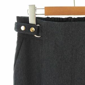 JUSGLITTY 24SS サイドデザインワイドパンツ 1 ネイビー /DO OS