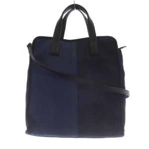 kate spade new york 2WAY ハンドバッグ ショルダーバッグ ロゴ 紺 ネイビー /SR
