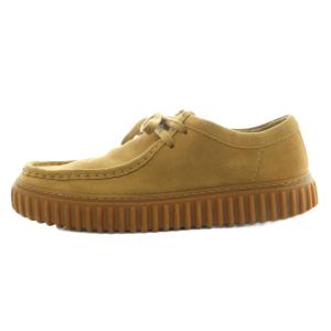 Clarks Torhill Lo レースアップシューズ スエード US8 26.0cm ベージュ 26173471