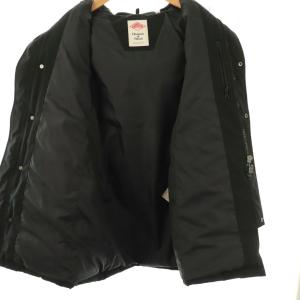 DANTON ダウンコート アウター ラクーンファー 36 ブラック /CX OS