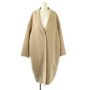 24AW ウールアンゴラリバーコート F ベージュ