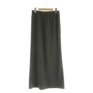 24SS TAジャージーマーメイドスカート ロング イージー 38 グレー /MY OS