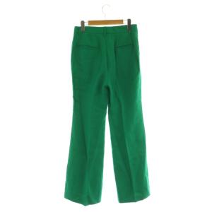 Deuxieme Classe 21SS cocoパンツ No3 リネンパンツ フレア 38 グリーン /MY OS