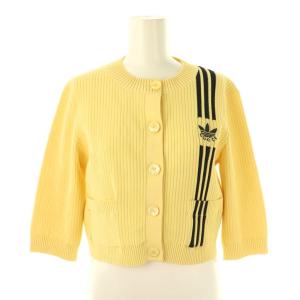 ×adidas originals ショート丈 カーディガン S イエロー