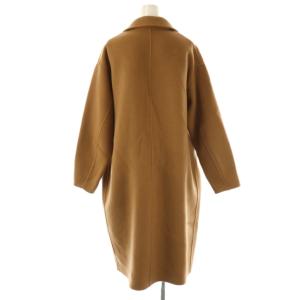 allureville 24AW トラディッショナルリバーコート アウター ロング チェスター ウール 2 ブラウンベージュ /DO