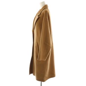 allureville 24AW トラディッショナルリバーコート アウター ロング チェスター ウール 2 ブラウンベージュ /DO