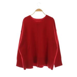 JOURNAL STANDARD relume 24AW ウールカシミヤクルーネック2WAY ニット セーター カーディガン F レッド /DF OS