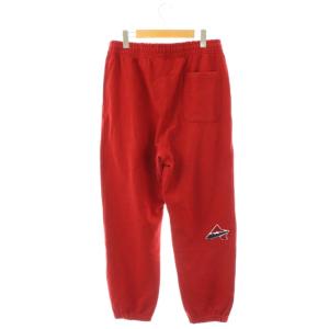 AVIREX アーチロゴ スウェットパンツ イージー L レッド /HK OS SH