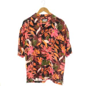 Italian Dead Stock Fabric Prime-Over Open Collar シャツ