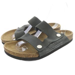 コンフォートサンダル コルクレザー M グレー 茶色 ブラウン /SR SH