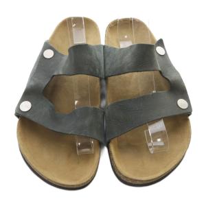 UNDERCOVER コンフォートサンダル コルクレザー M グレー 茶色 ブラウン /SR SH