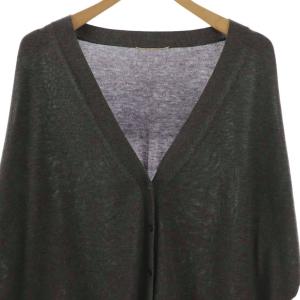 L'Appartement COCOON カーディガン ニット Vネック シルク混 グレー /DF OS