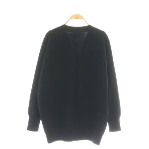 L'Appartement 22SS Knit Cardigan ニットカーディガン Vネック ブラック /CX OS