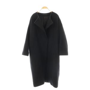 Oversized LAMB Coat ウールコート アウター ロング ブラック /DO OS