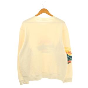 BLAMINK サメモチーフプルオーバースウェットトップス 長袖 48 オフホワイト マルチカラー /DO OS SH