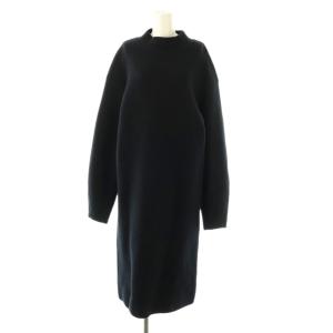 ボトルネックワンピース 長袖 ロング S 濃紺 /NR OS SH