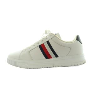 ラインスニーカー シューズ US9 26.5cm 白 ホワイト FM04895 /MI OS SH