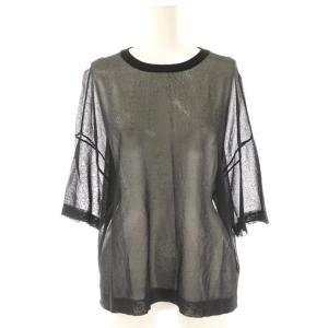 25SS シアーTシャツ カットソー ブラック 黒 /CX OS