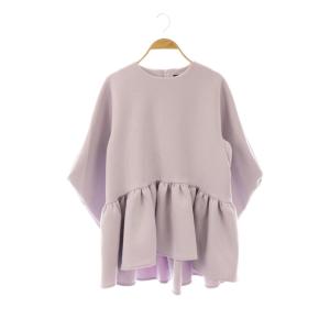 Kirill ペプラムカットソー プルオーバー F ラベンダー 薄紫 /CX OS