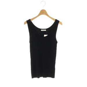 25SS リブタンクトップ F ブラック /ES OS