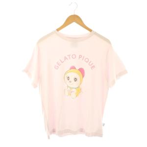 ×ドラえもん 25AW ワンポイントTシャツ カットソー ルームウエア F ライトピンク PWCT254202
