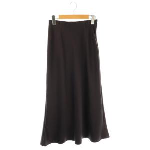 25AW バイアスサテンナロースカート M パープル /CX OS